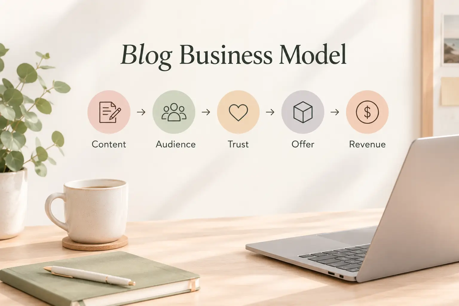 Blog business model from content to revenue