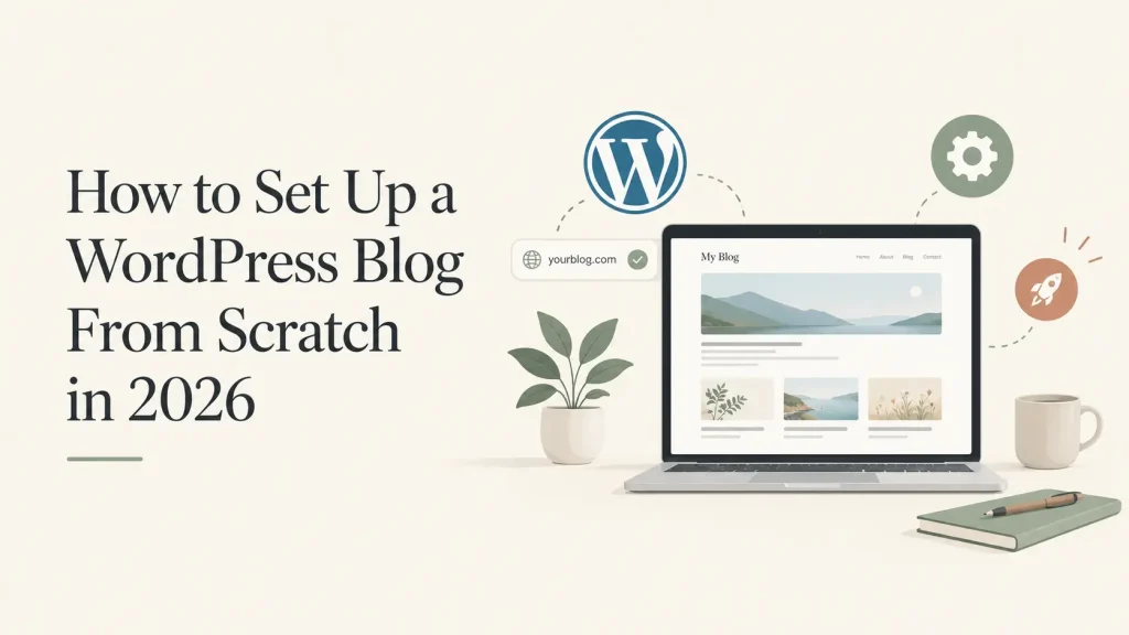 How to set up a WordPress blog from scratch in 2026