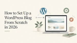How to set up a WordPress blog from scratch in 2026