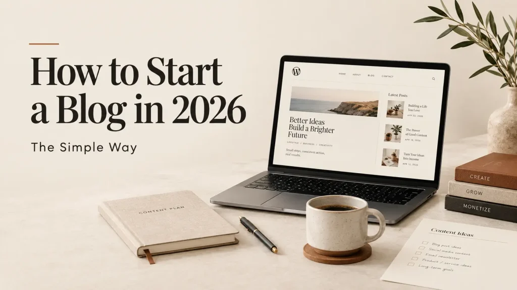 How to Start a Blog in 2026