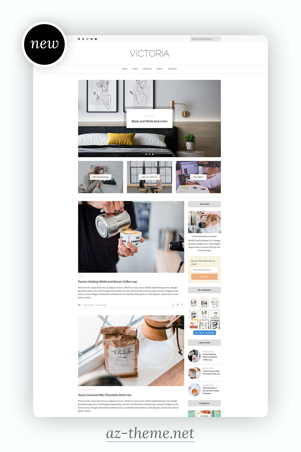 A WordPress Theme for Bloggers